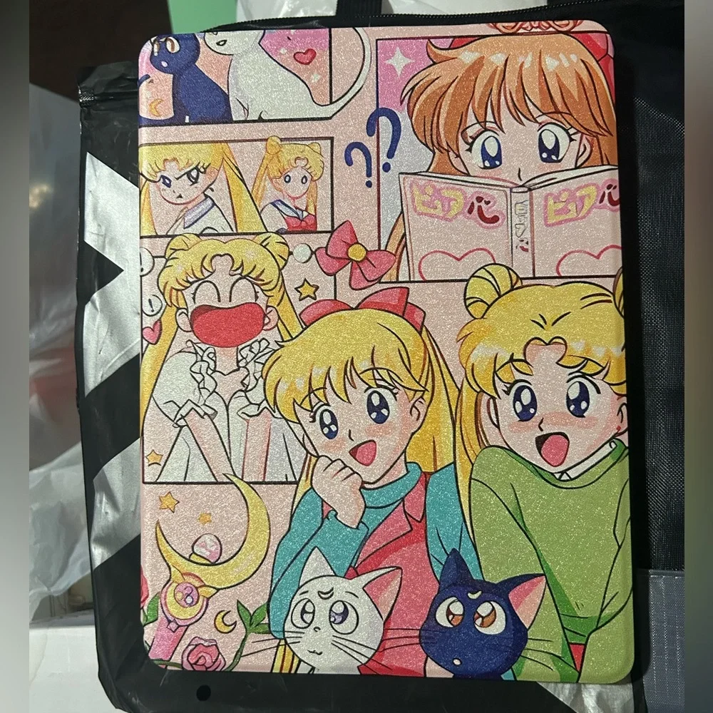 TeensGirly KawaiiCartoonFunnyLovely DesignRotateCase foriPadPro12.9/Air13Inch M2